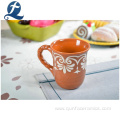 Hot selling custom printed drinking ceramic coffee cup